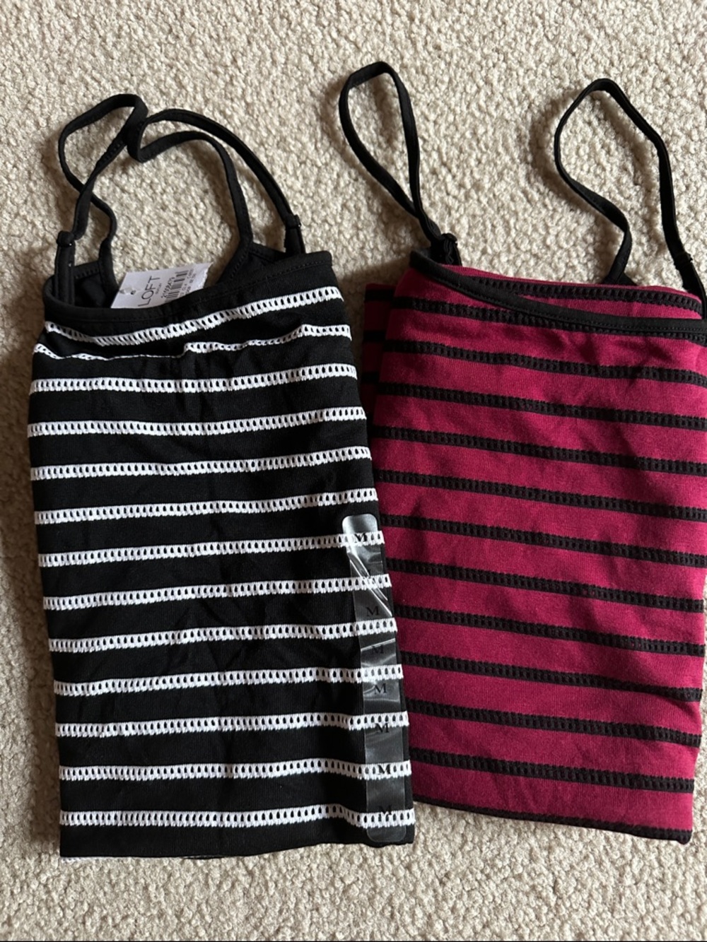 2 LOFT tank tops. One with tags, one like new.